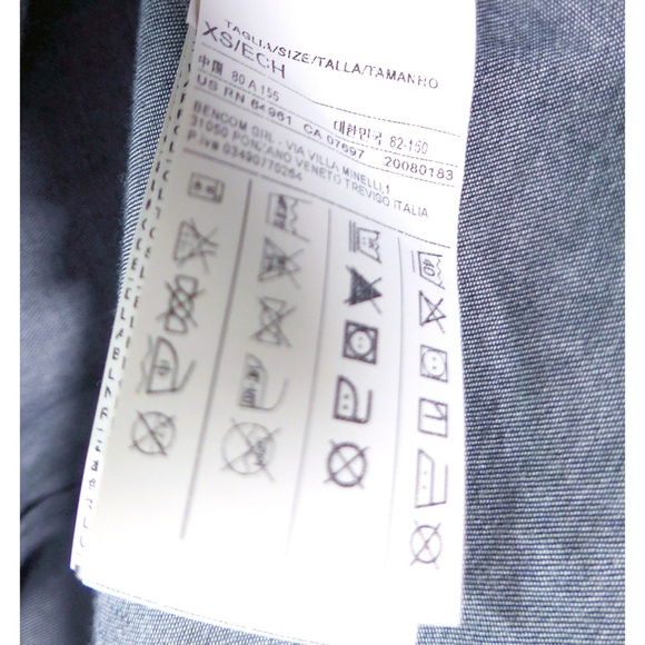 Sisley Women XS Cotton Denim Blouse - Picture 13 of 16